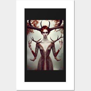 The Goddess of the Cervidae Posters and Art